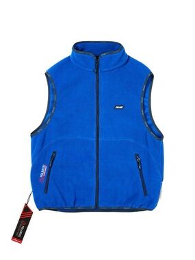 Palace Polartec Vest Ultra (Blue) Men's Size Large FW24 Ski Snowboard fleece